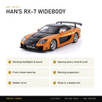 RX-7 widebody 1:24 replica features