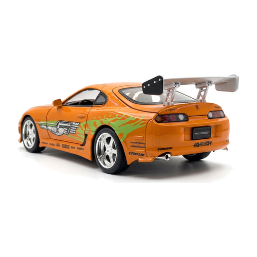 Orange Supra 1:24 replica front view
