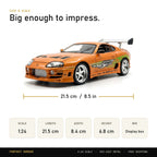 Orange Supra 1:24 replica size 21.5 x 8.4 x 6.8 cm